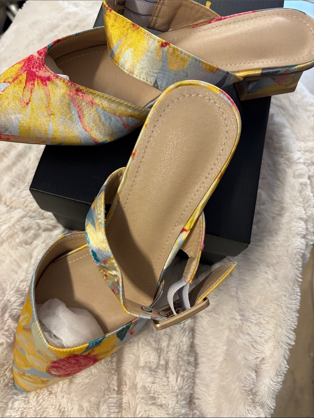 Cute spring or summer sling back sandals